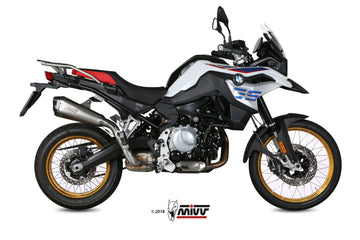 Mivv Delta Race Slip-On Exhaust For BMW F850GS 2018-22